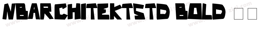 NBArchitektstd Bold字体转换